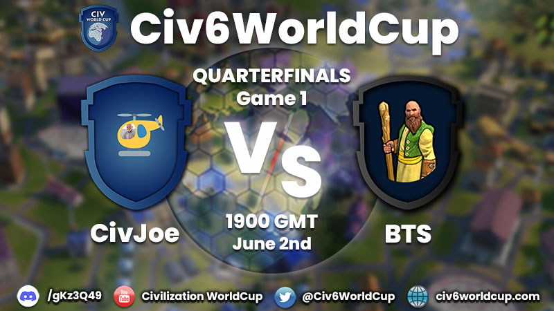 CivJoe vs BTS – Game 1 – Quarter Finals